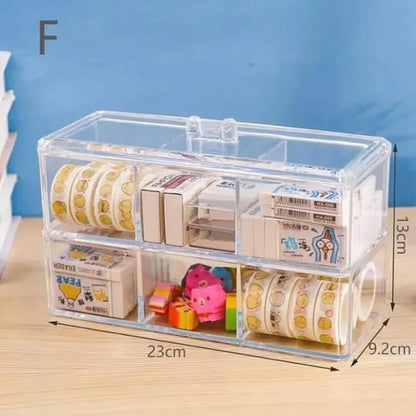 Double Layer Cosmetics Makeup Organizer