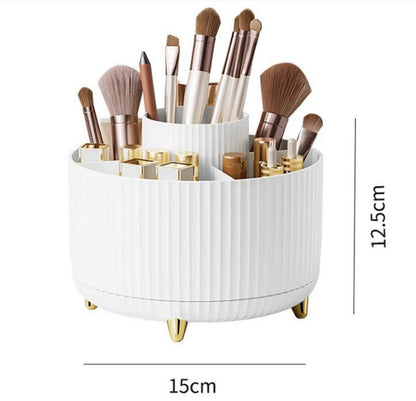 360 Rotating Makeup Brushes Holder