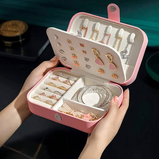 Medium Size Leather Jewellery Box