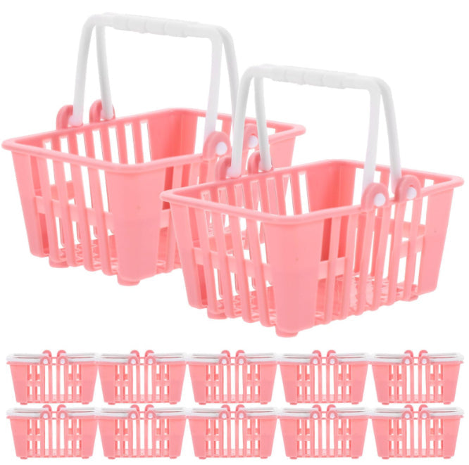 Multifunctional Mini Pink Baskets