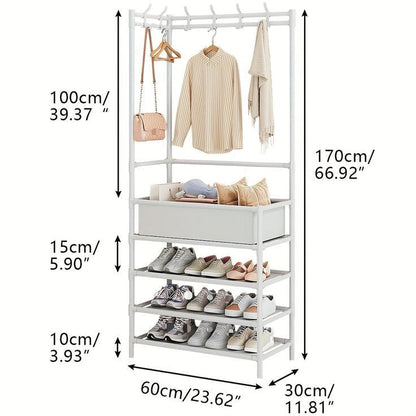 Multipurpose Shoes and Clothes Rack