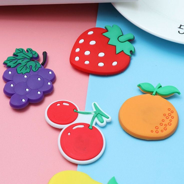 6 Pcs Silicone Fridge Magnets Set