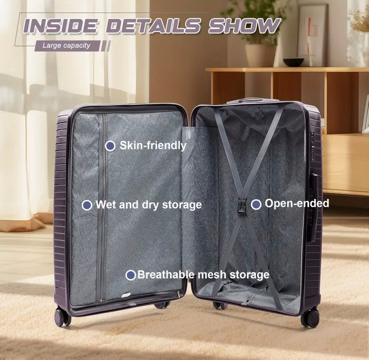 28 Inch 4 Wheel Luggage Bag with Lock System