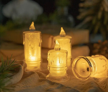 3 Pcs LED Light Flameless Candles