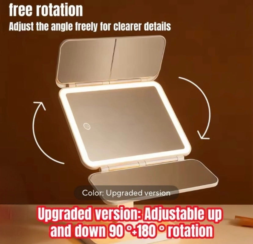 Rechargeable Led Makeup Mirror with 3 Light Modes