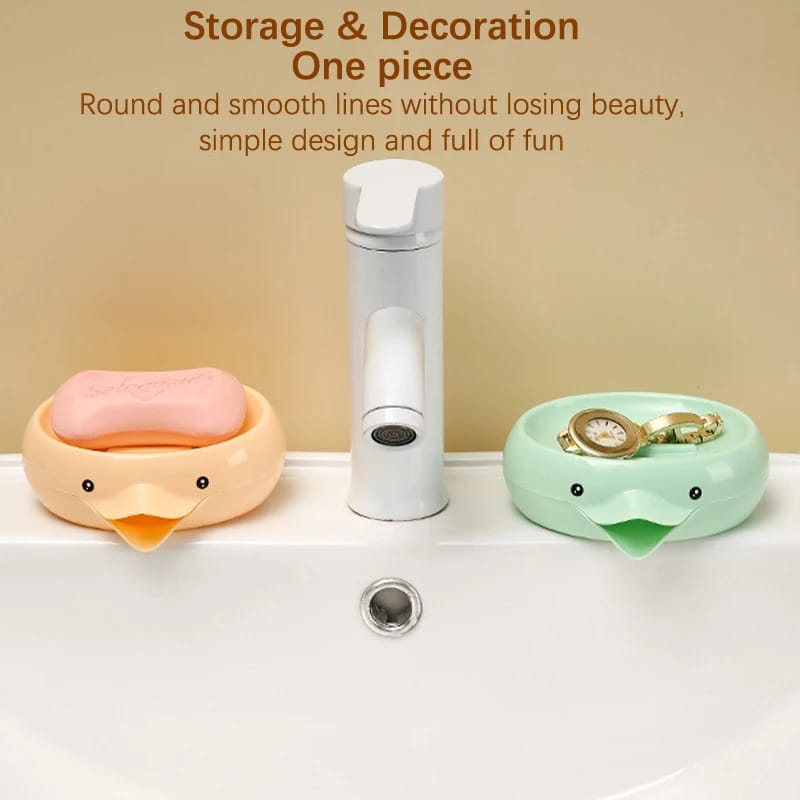 Duck Shape Drain Soap Dish