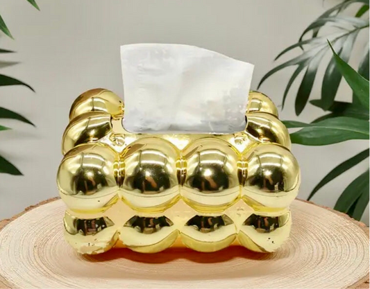 Ceramic Bubble Design Tissue Box