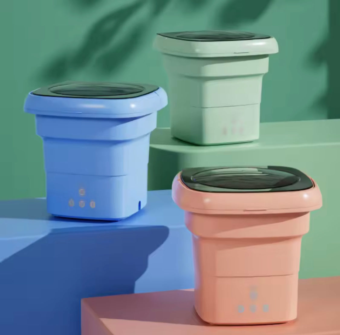 Portable Washing Machine with Drying Bucket