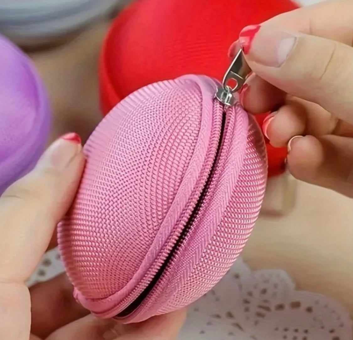 Portable Mini Zipper Hard Headphone Case