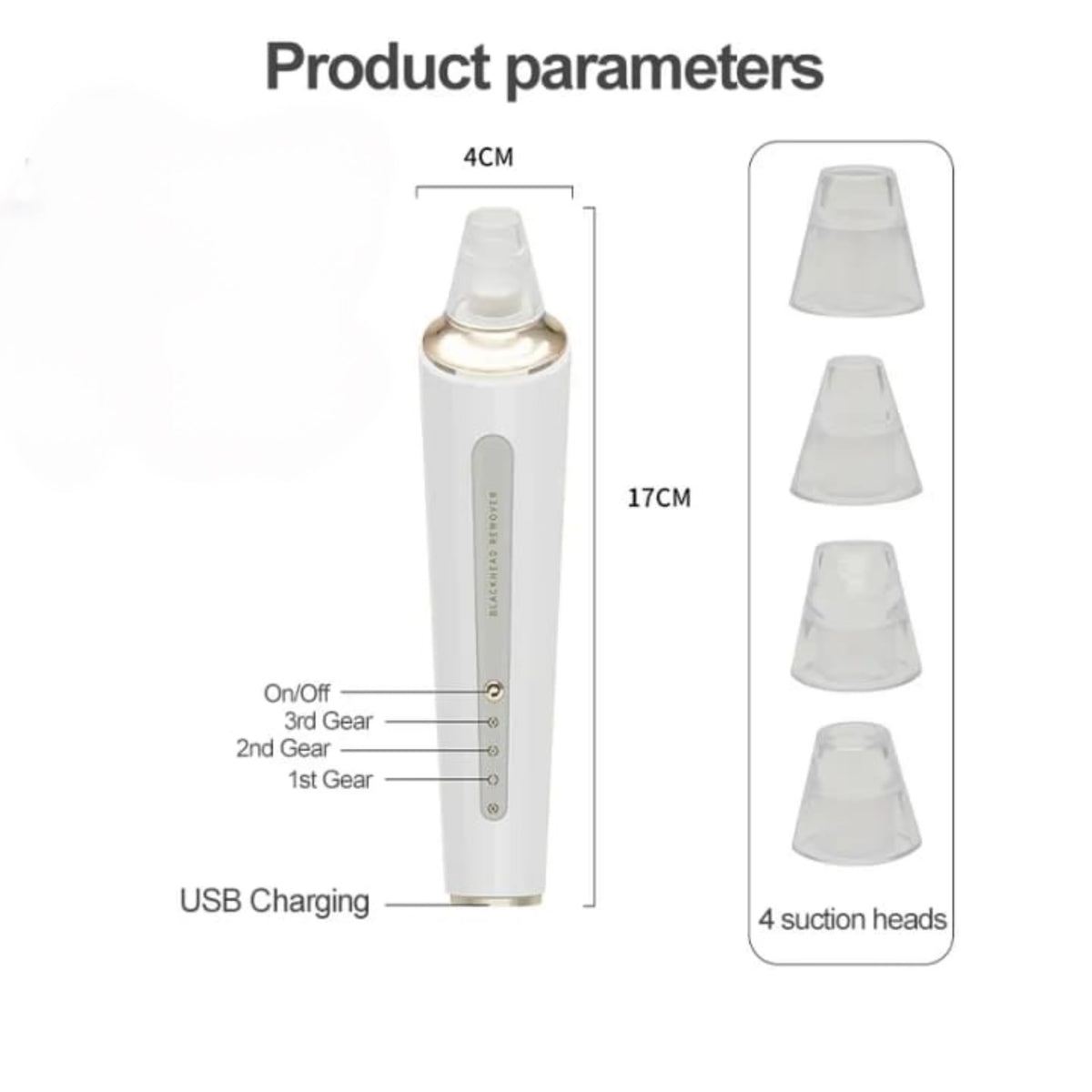 Rechargeable Deep Cleansing Blackhead Remover