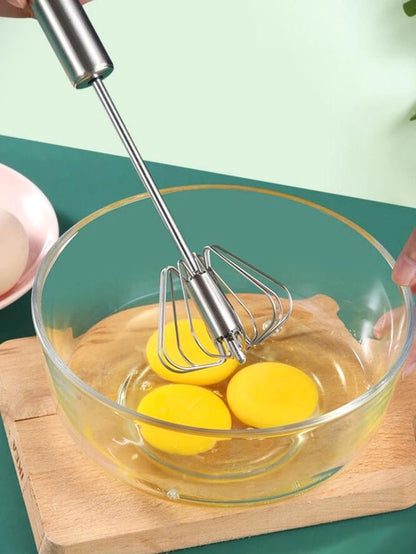 Stainless Steel Push Hand Beater