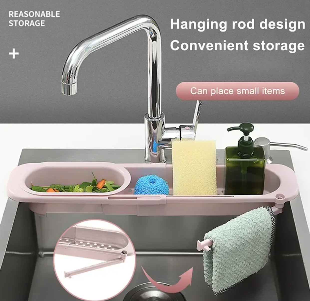 Kitchen Sink Drainer Rack