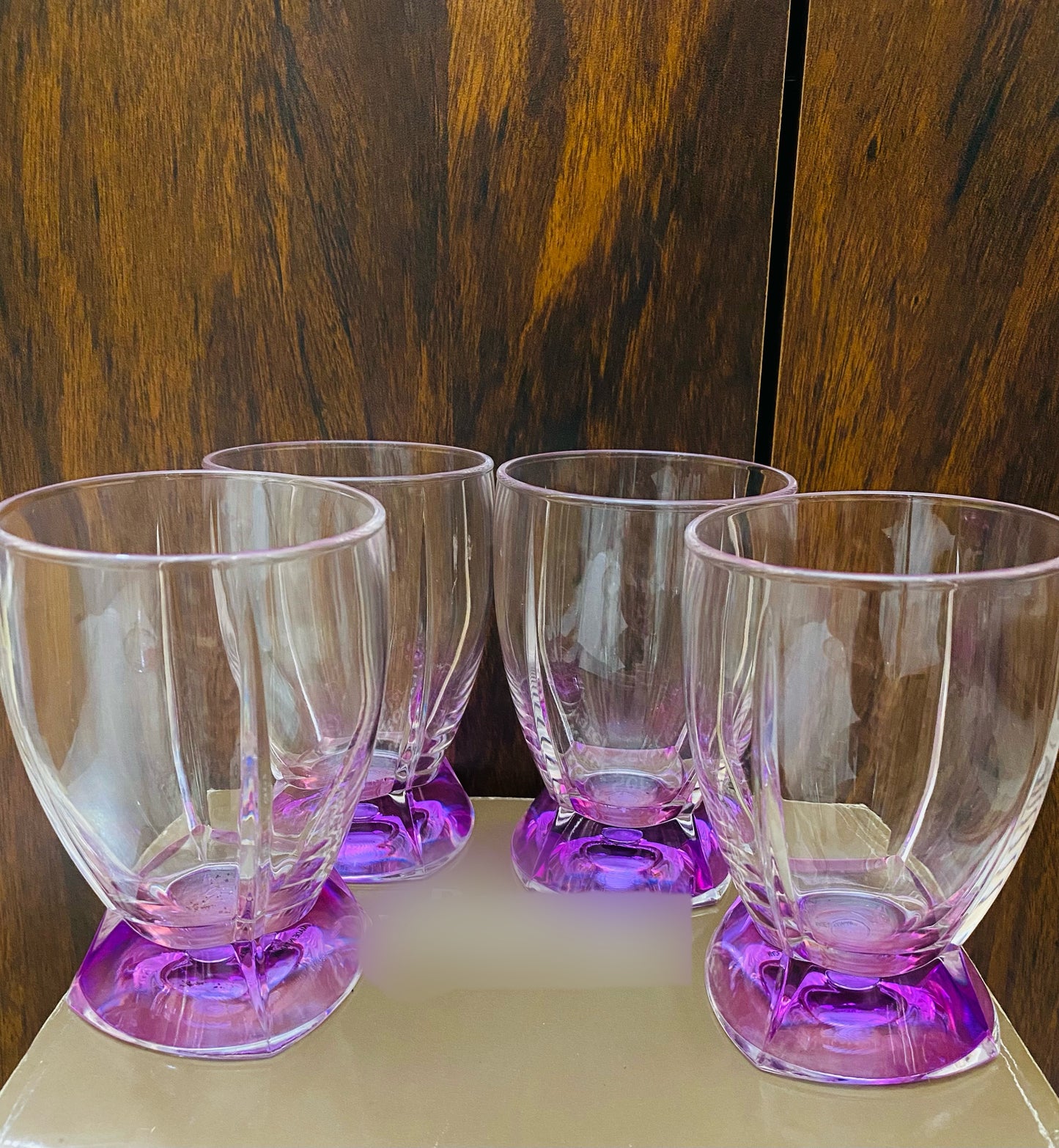 Acrylic 4 Pcs Glass Set