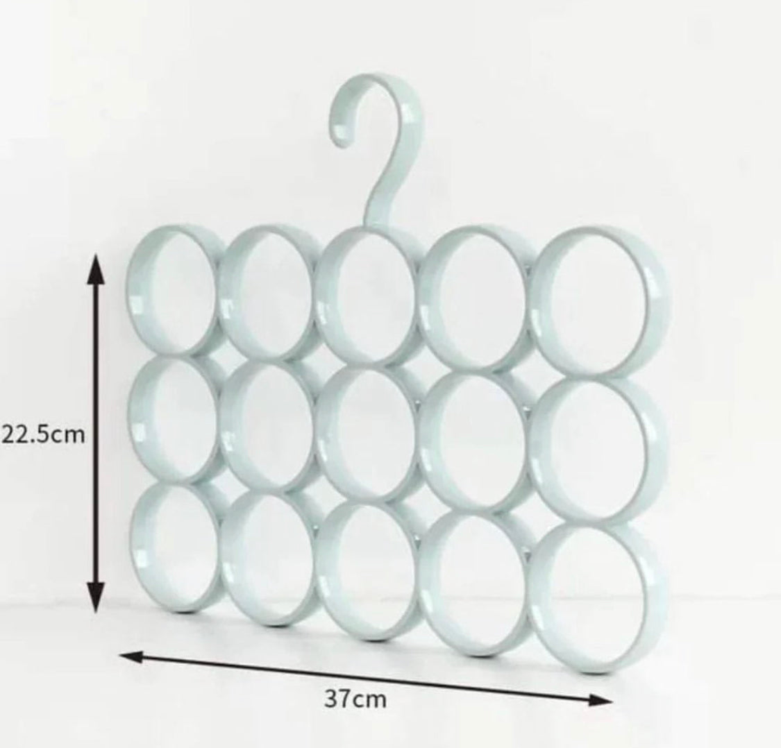 Multifunctional 15 Holes Scarf Storage Hanger