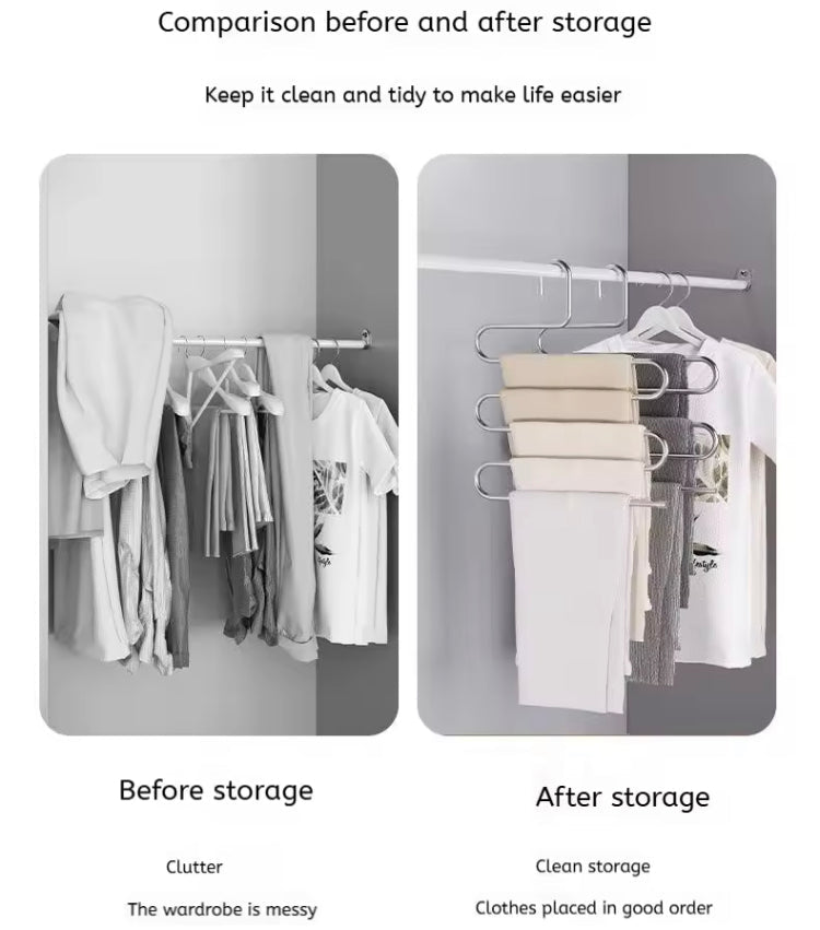 Multipurpose Steel Clothes Hanger