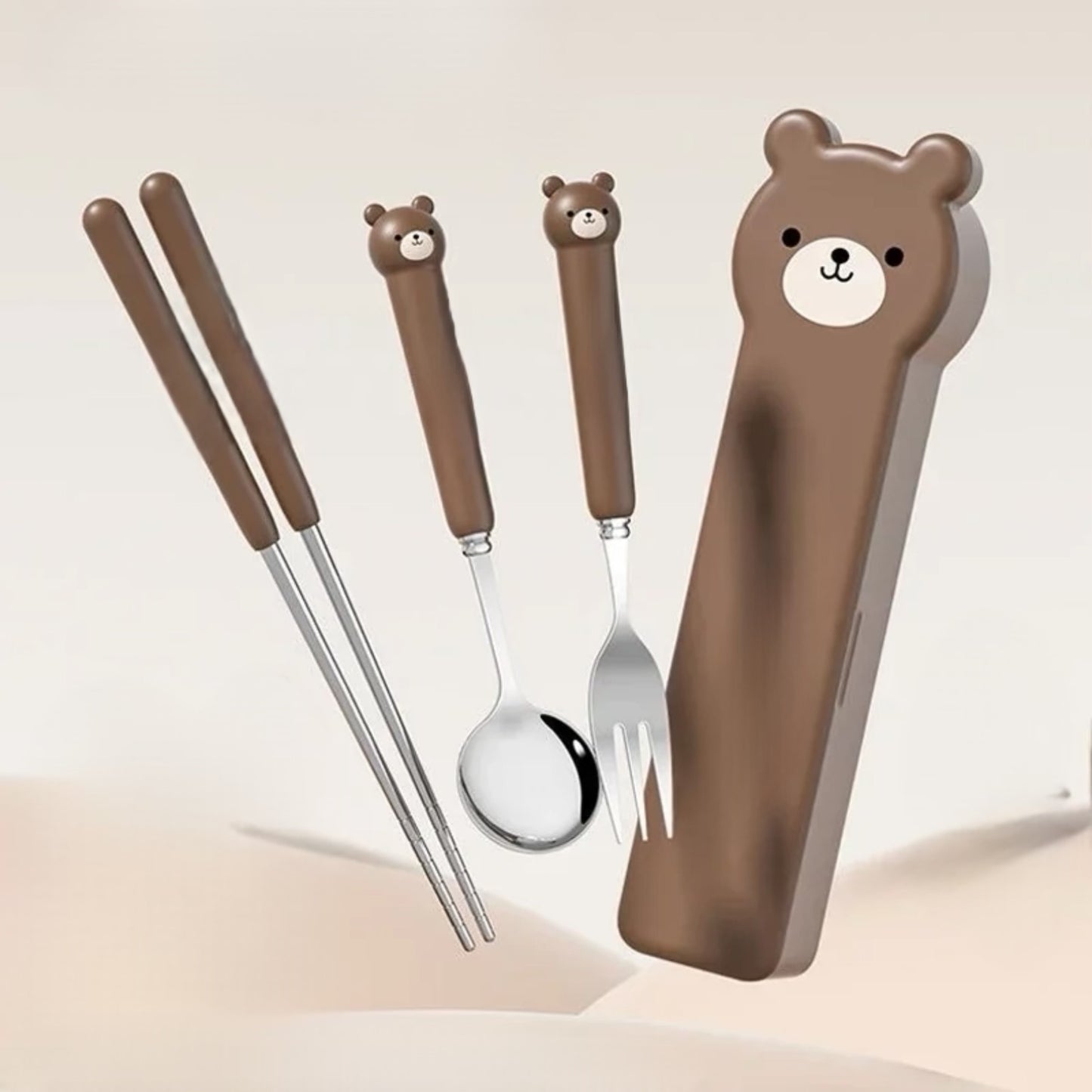 3 Pcs Kids Travel Cutlery Set