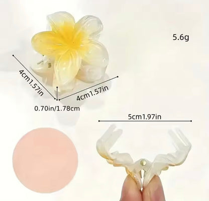 Flower Hair Claw Clip for Girls