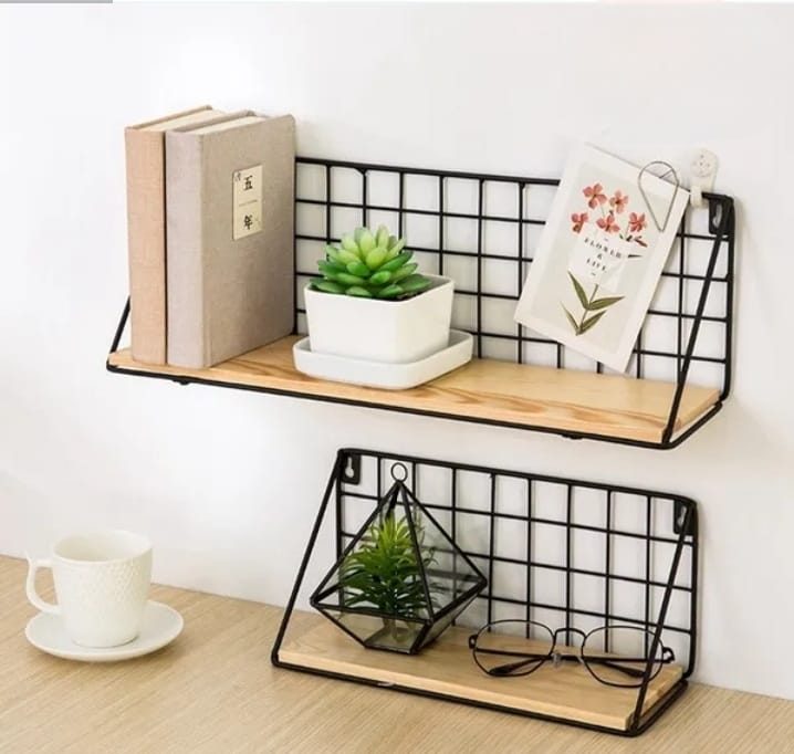 2 pcs Wall Mounted Shelves