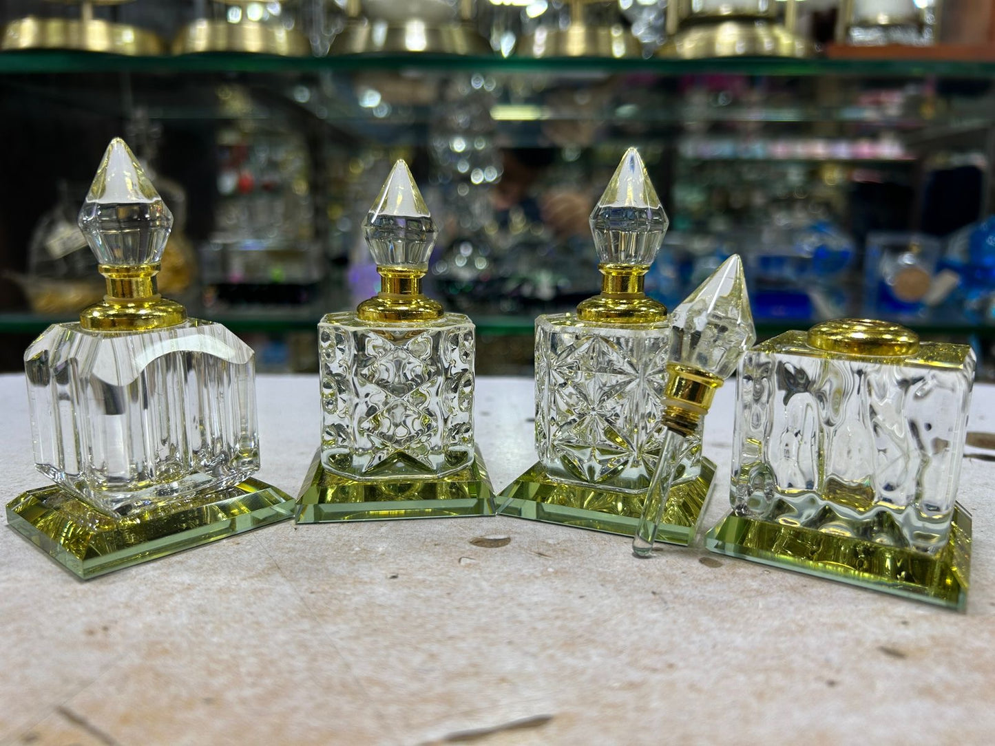 3ml Empty Refillable Crystal Attar Bottle