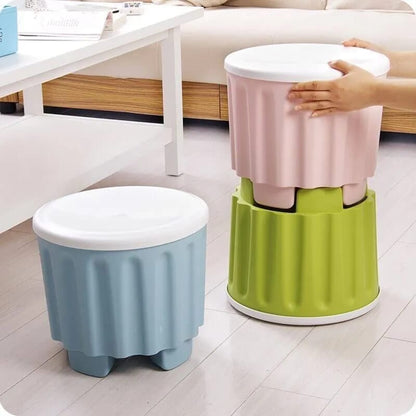 2 in 1 Kids Storage with Stool