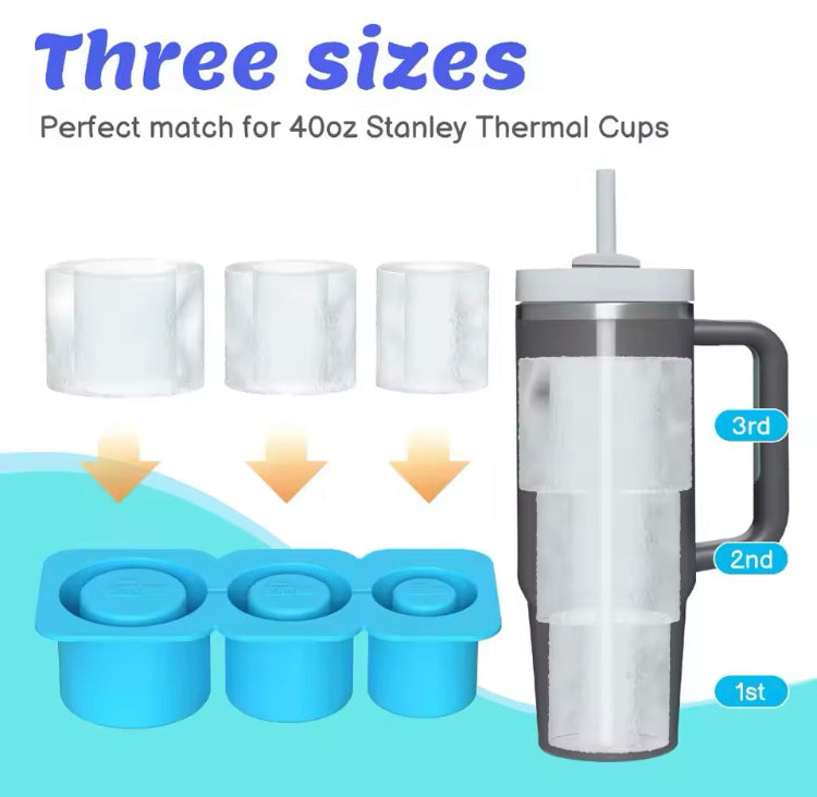 Silicone Ice Cube Tray for 40oz Tumbler Mug