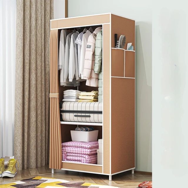 Dust proof Large Capacity Foldable Non-Woven Wardrobe