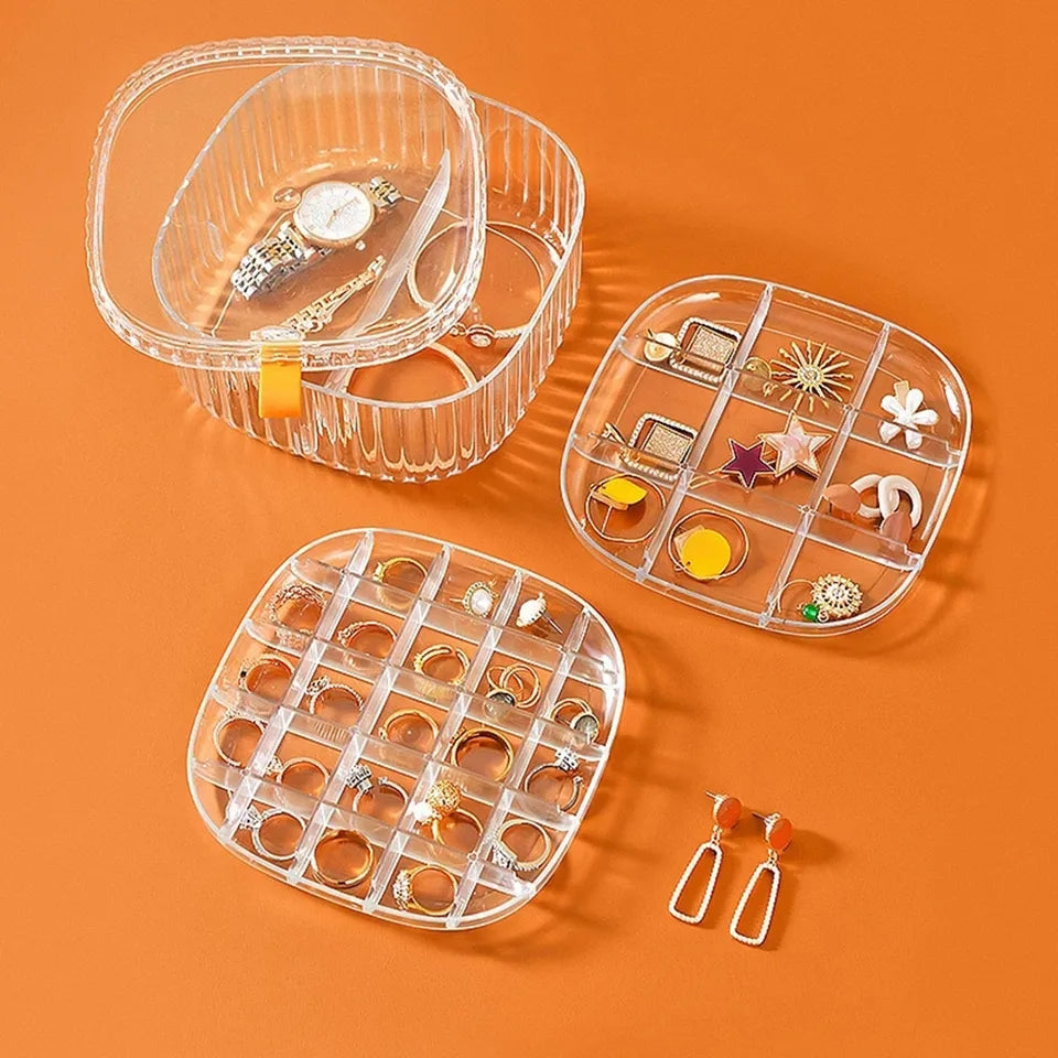 Transparent Acrylic Jewellery Organizer