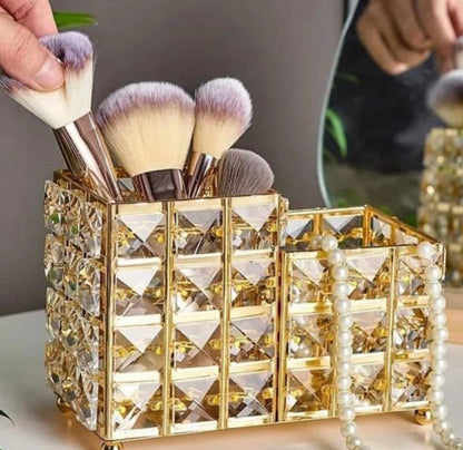 2 in 1 Crystal Brushes Holder