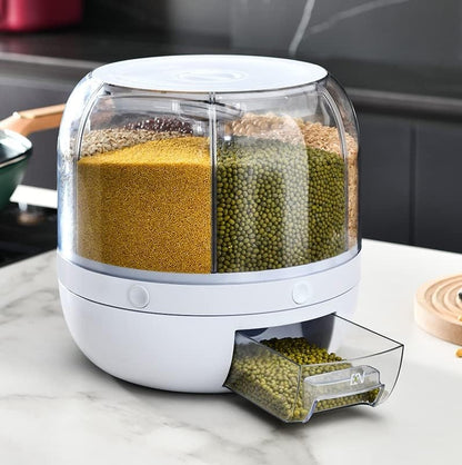 10kg Rotating Rice Cereal Dispenser
