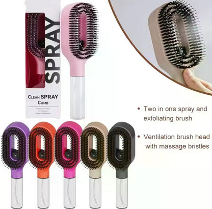 2 in 1 Water Spray Hair Comb Brush