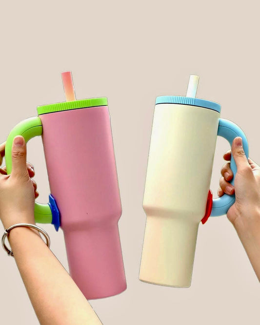 40oz Stainless Steel Tumbler with Straw