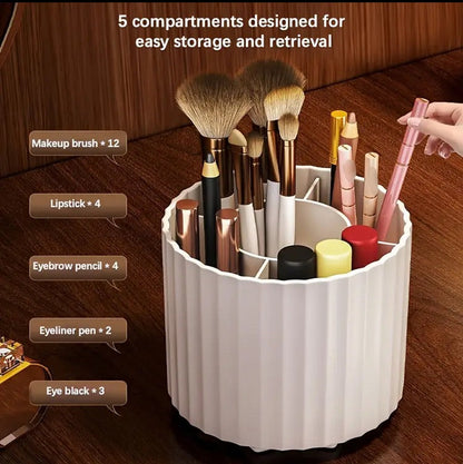 Rotating Brushes Holder with Lid