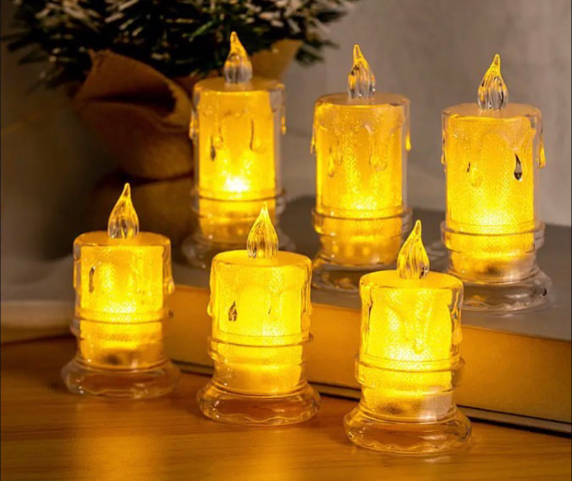 3 Pcs LED Light Flameless Candles