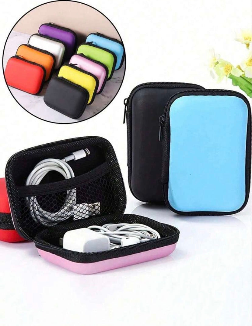 Multipurpose Travel Charger Cable Zipper Pouch