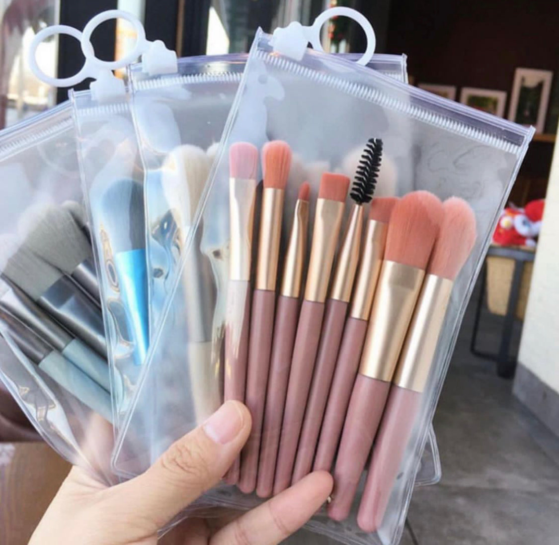 8 pcs Mini Makeup Brushes Set