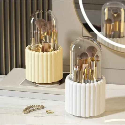 360 Rotating Brush Holder with Lid