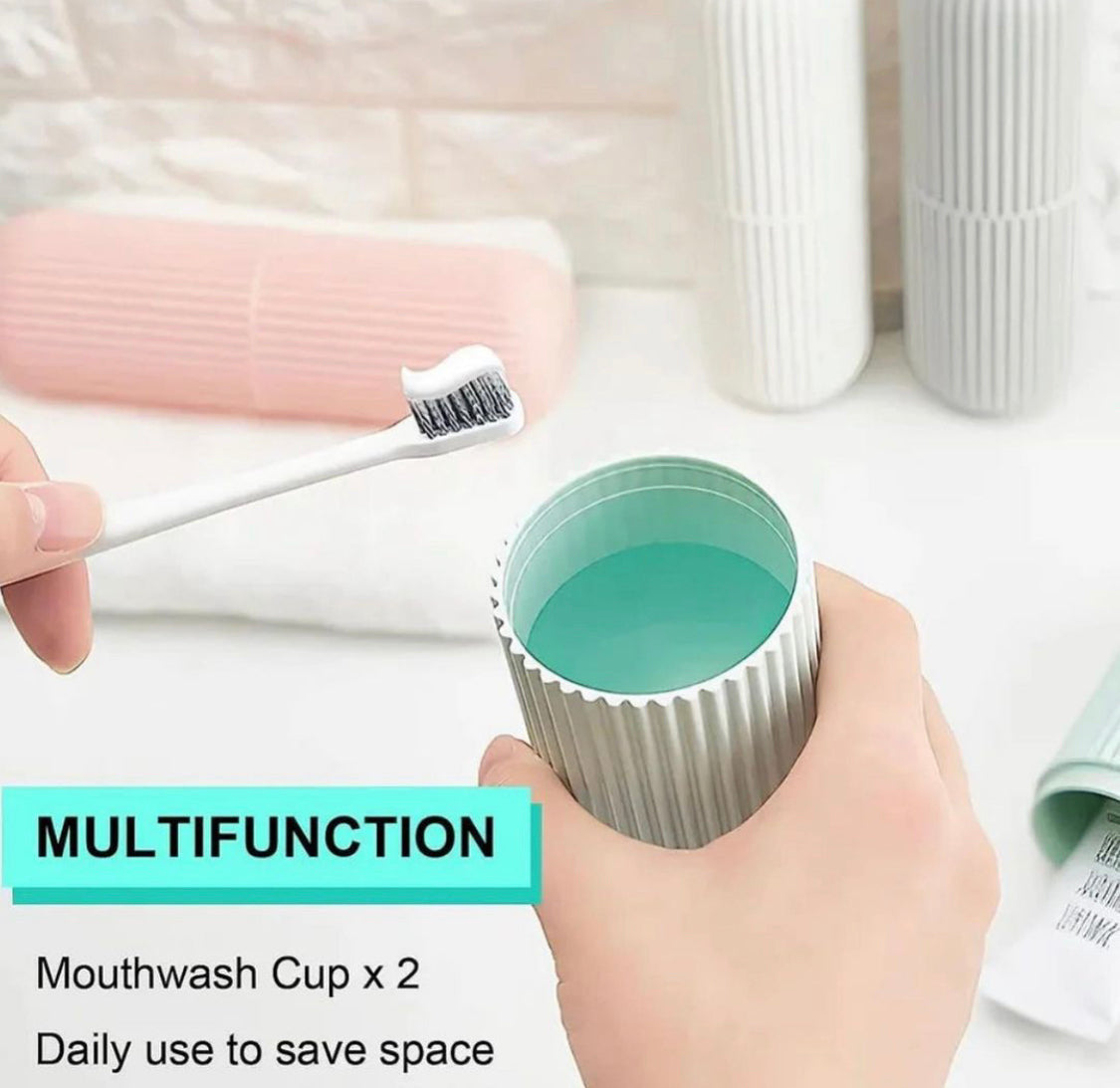 Multipurpose Portable Toothpaste Holder