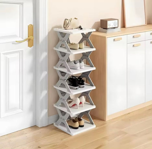 Multi-Layer Foldable Shoe Rack