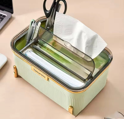 Tissue Box with Storage Organizer