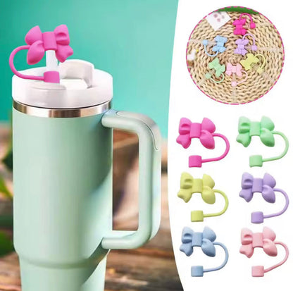 Silicone Bow Straw Cover