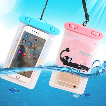 1pc Cartoon Printed Waterproof Mobile Pouch