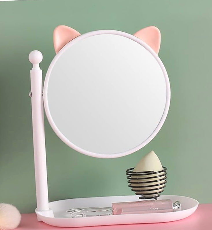 Cute Vanity Table Mirror with Stand