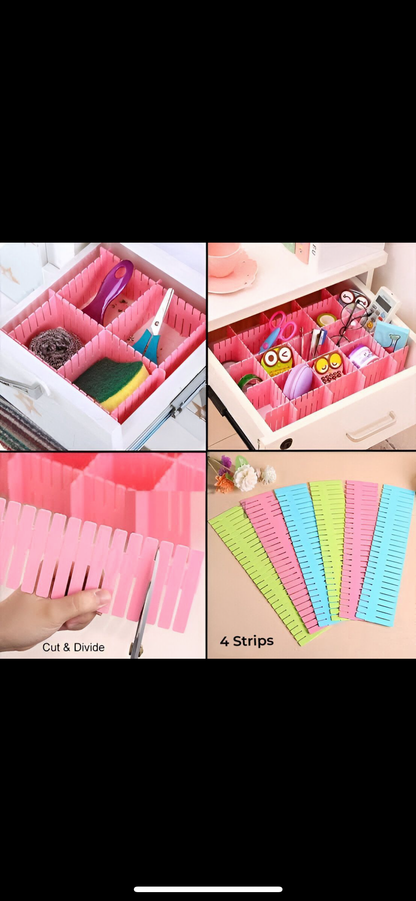 DIY Partition Draw Dividers Drawer Desk Organizer