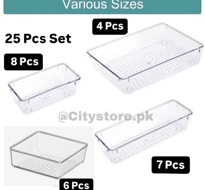 Acrylic Storage Box Cosmetic Drawer Organizers