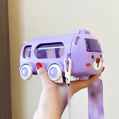 500ml Bus Water Bottle with Wheels