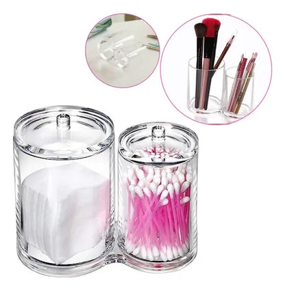 2 pcs Cotton Swab Holder Organizer