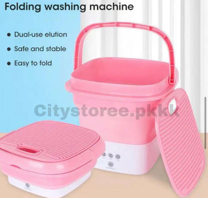 1.8 L Foldable Washing Machine with Drying Bucket