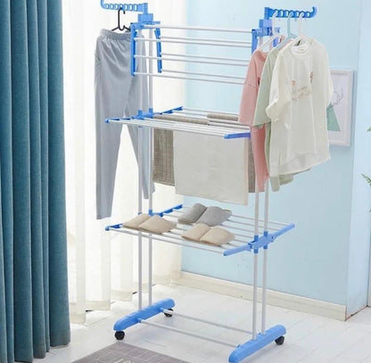 Multi-Layer Foldable Clothes Drying Rack