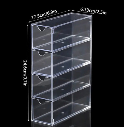 4 Layer Acrylic Makeup Cosmetic Storage Drawer