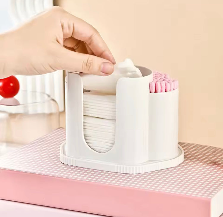 2 in 1 Cotton Buds and Cotton Pads Holder
